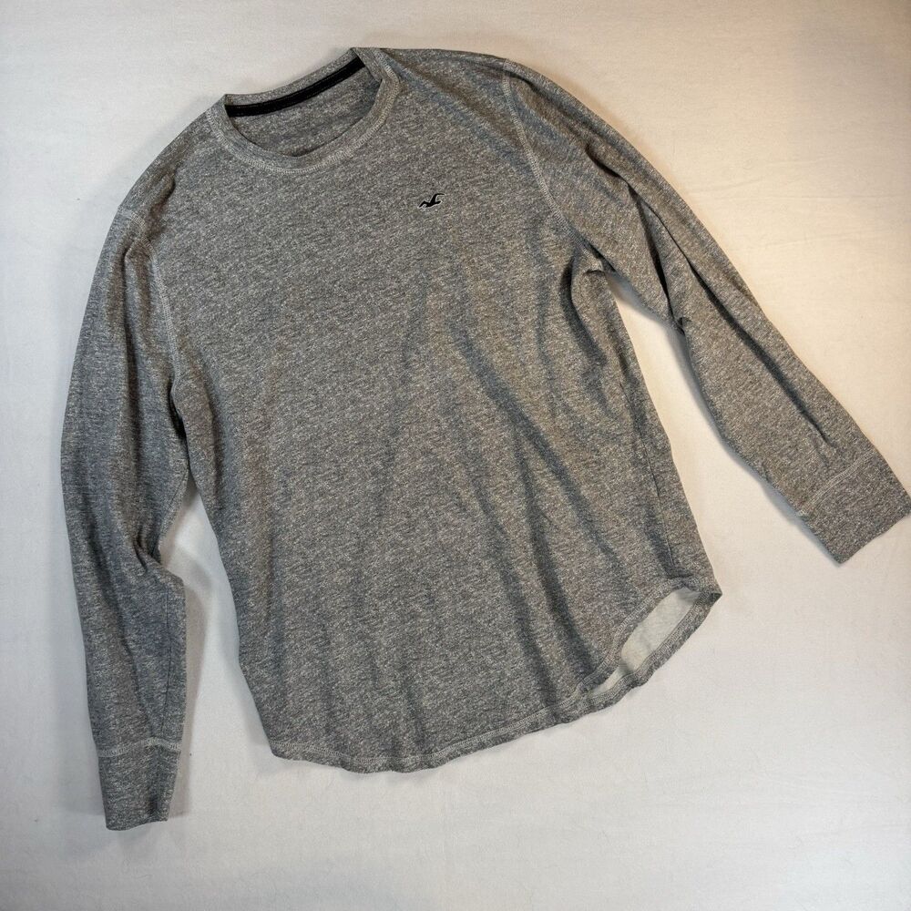 Gray Hollister Long Sleeve Size Large Heather Grey Sz Large
